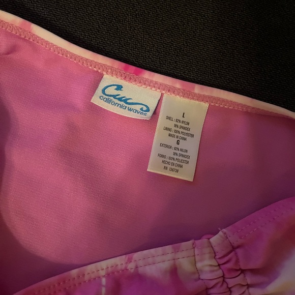 Pink tye-dyed bikini bottoms - Picture 3 of 8